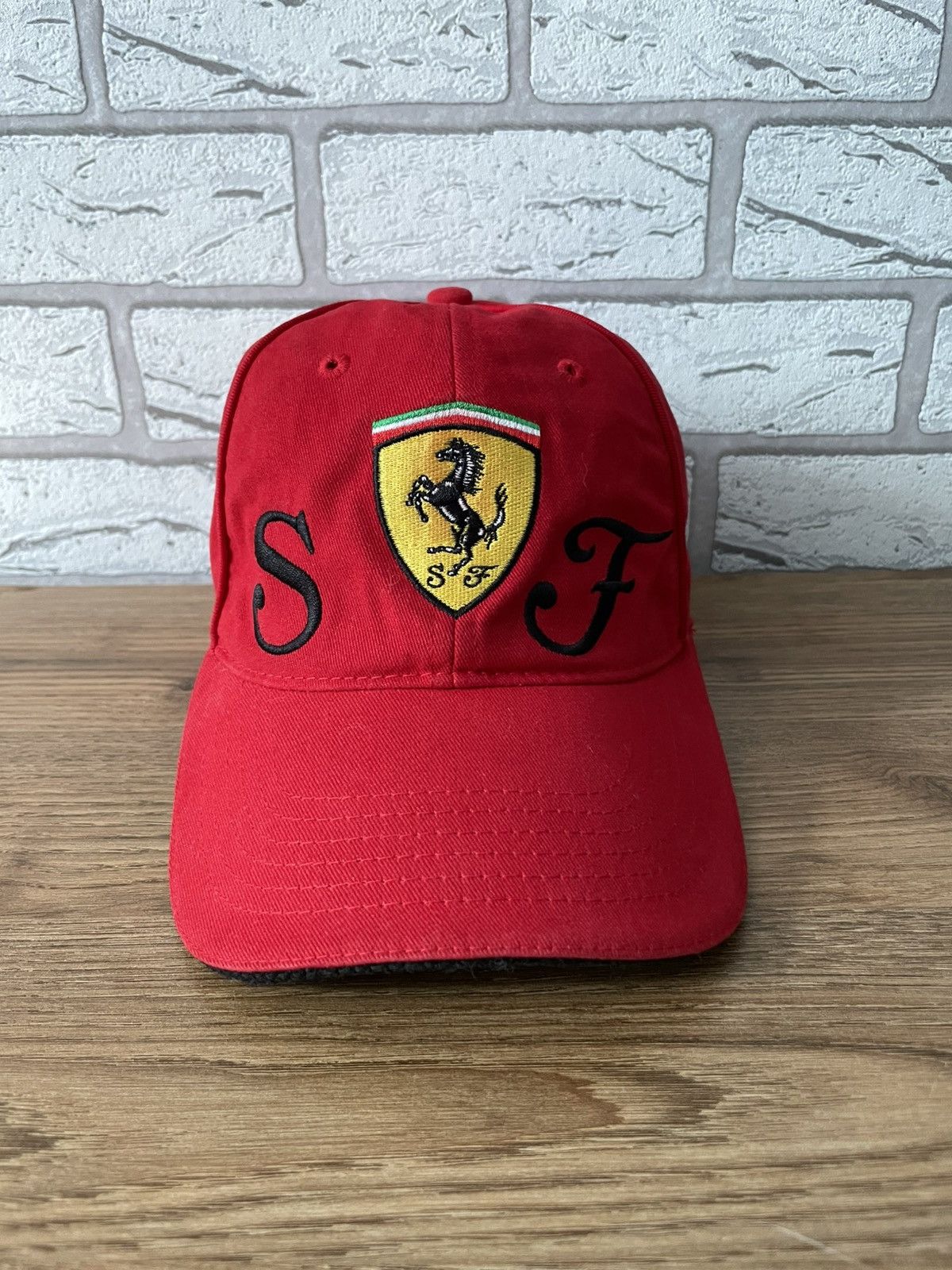 Ferrari 90s Ferrari Vintage Retro Hat Cap Formula One F1 Formula 1 Size ONE SIZE - 6 Thumbnail