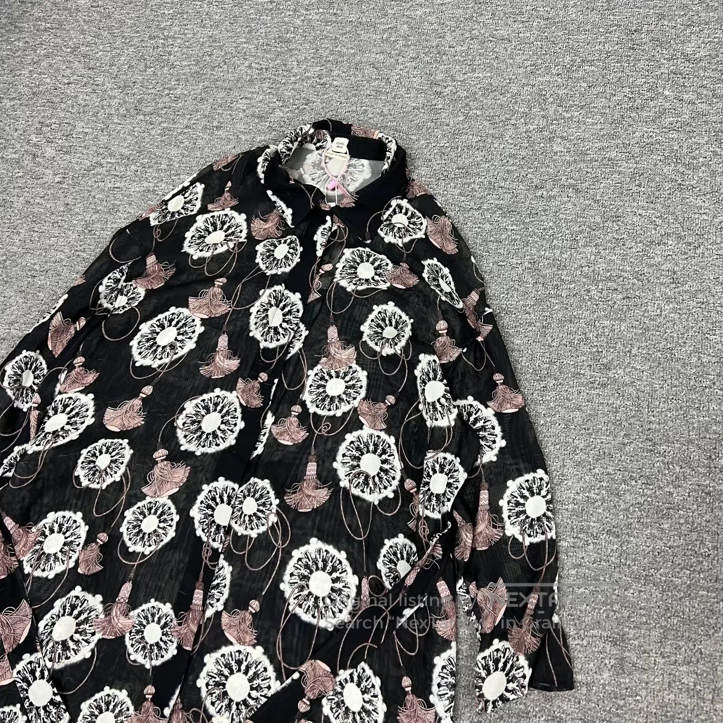 Hermes Hermes size 36 The floral pattern covers the entire dress; Size M / US 6-8 / IT 42-44 - 4 Thumbnail