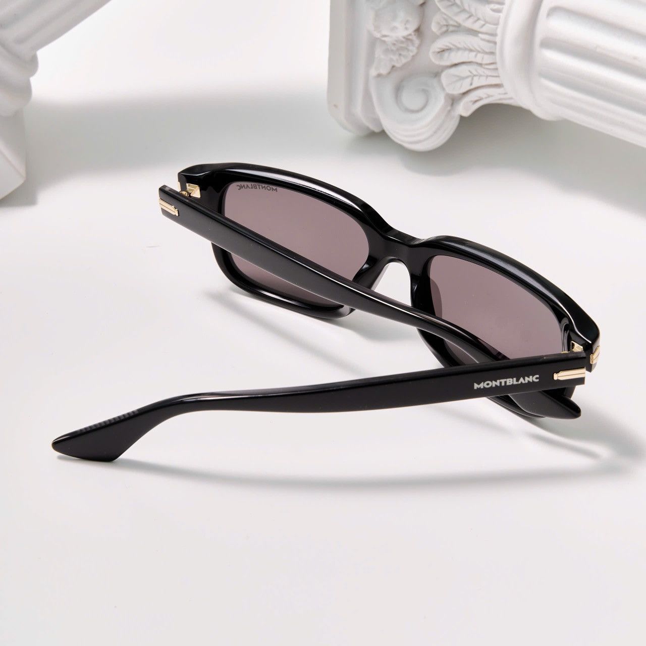 Montblanc MONTBLANC MB0436S 001 SUNGLASSES Size ONE SIZE - 7 Thumbnail