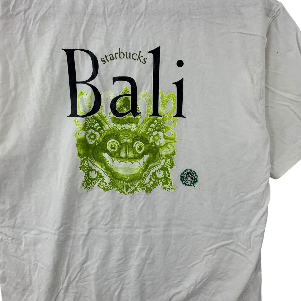 Vintage STARBUCKS BALI COLLECTION Aboriginal Goddess Tee Shirt Top Size S / US 4 / IT 40 - 6 Thumbnail