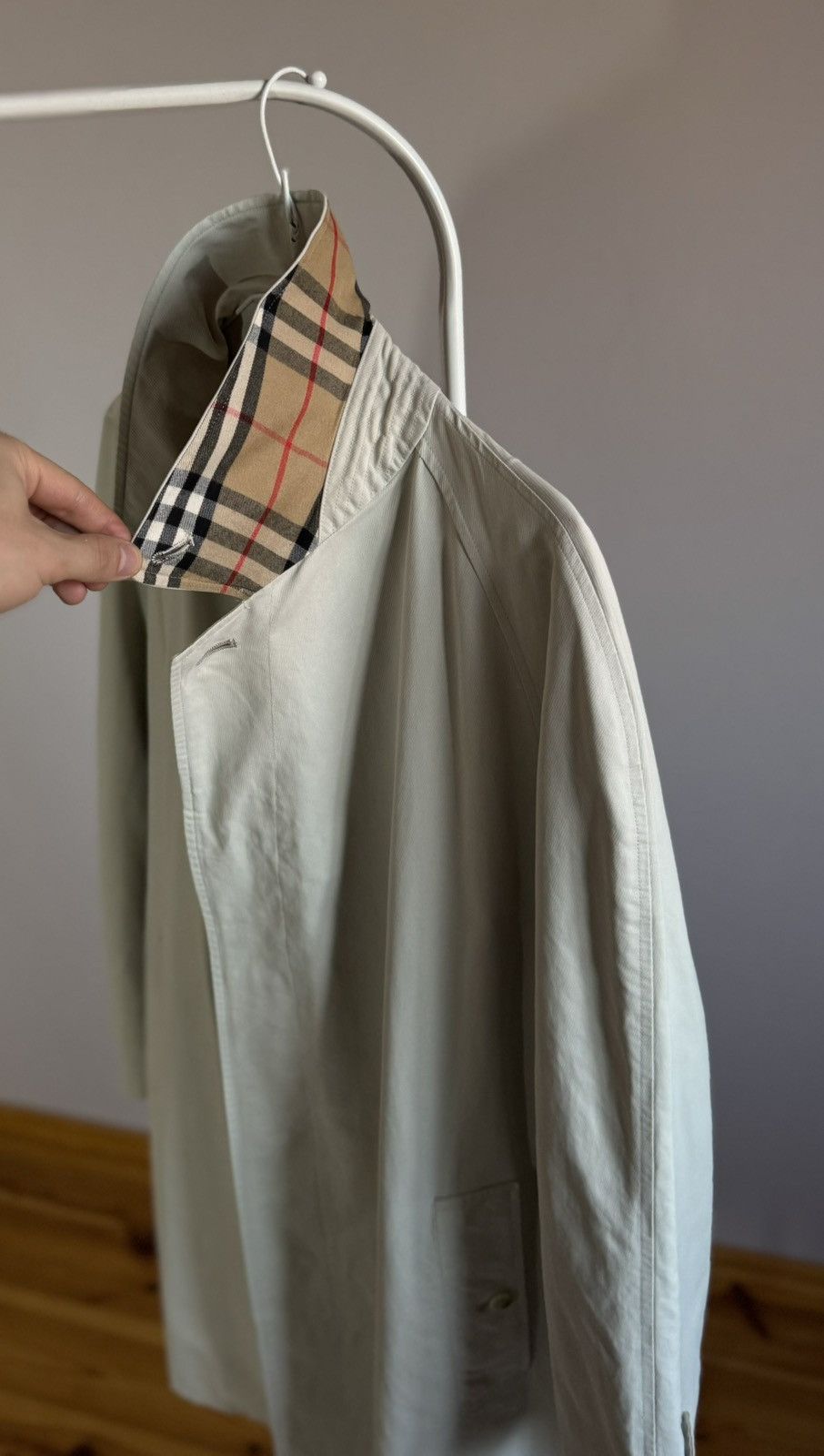 Burberry Burberry Membrane Trench Coat Nova Check Beige Size US XL / EU 56 / 4 - 12 Thumbnail