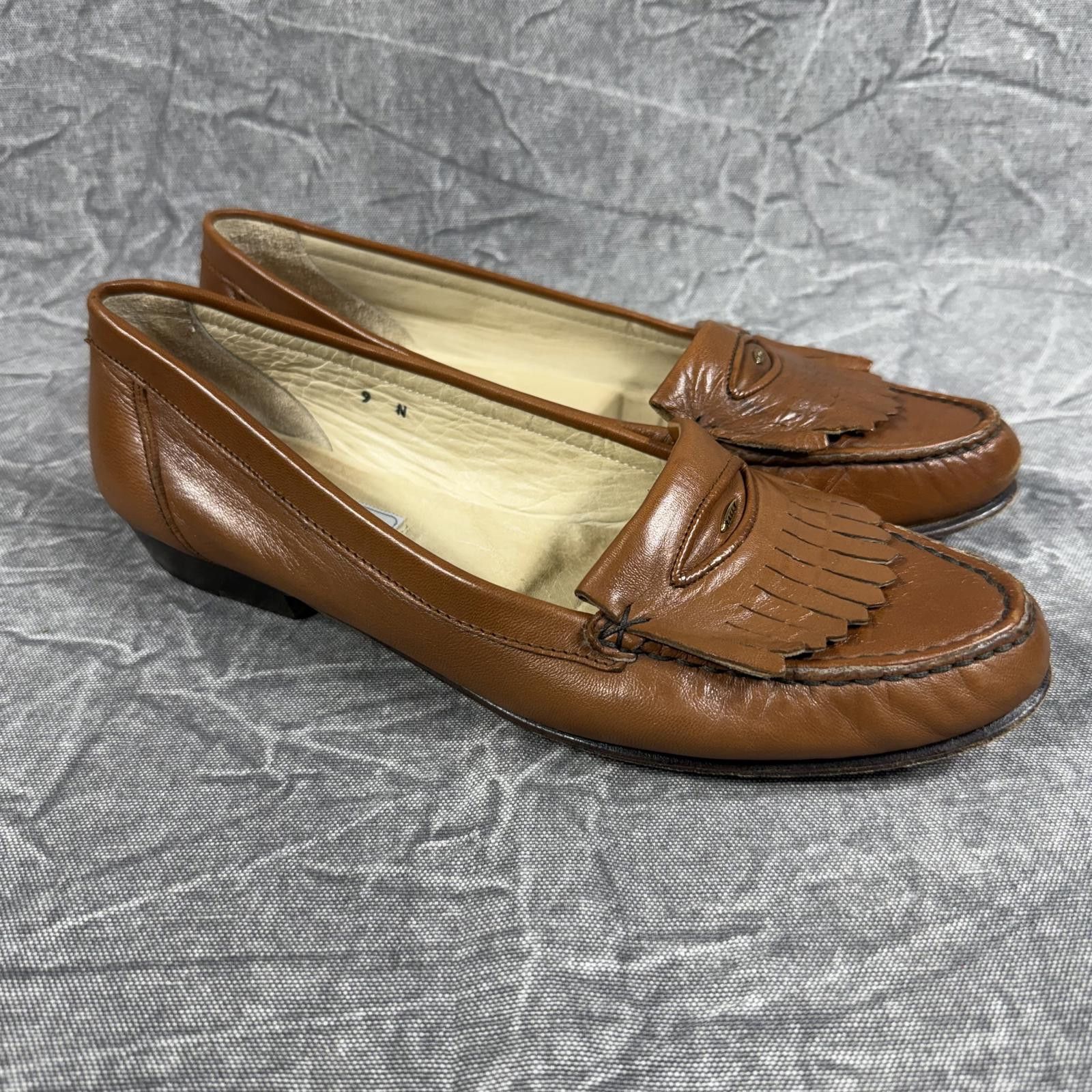 Bally Bally Shoes Women's 9 N Brown Flats Loafers Made in Italy Size US 9 / IT 39 - 1 Thumbnail