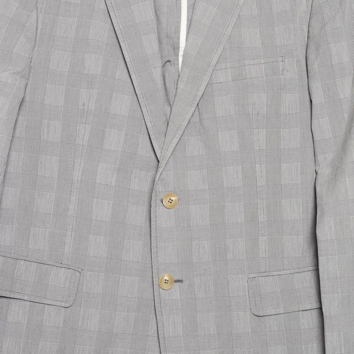 Burberry Burberry Nova Check Gray Light Blazer Jacket Size 44R - 4 Thumbnail