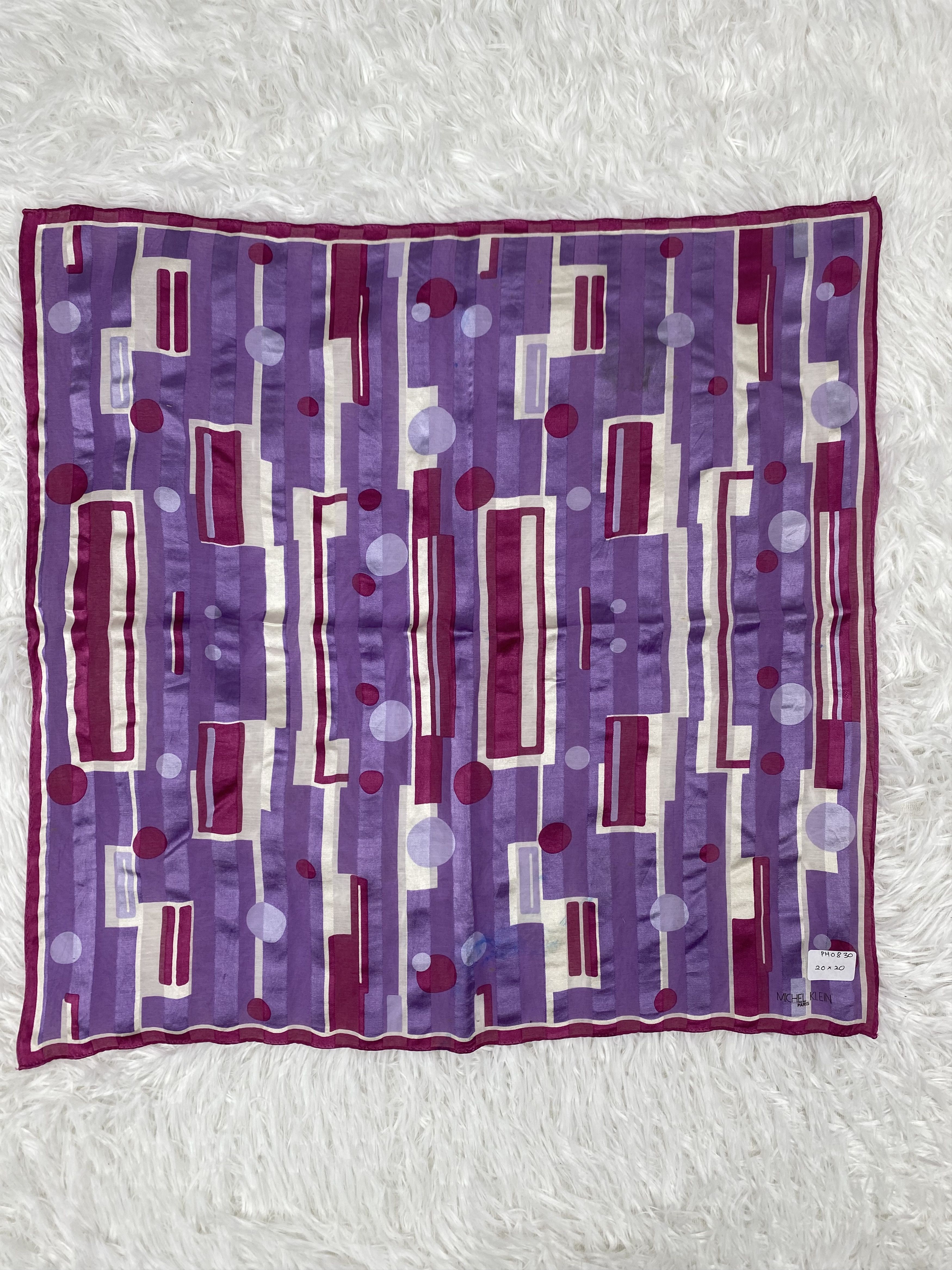 Michel Klein × Vintage Vintage Michel Klein Handkerchief Neckerchief PH0830 Size ONE SIZE - 3 Thumbnail