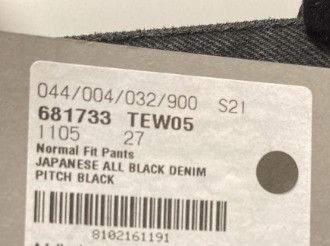 Balenciaga o1mt1gz0824 Normal Fit Pants in Black Size 27" / US 4 / IT 40 - 5 Thumbnail
