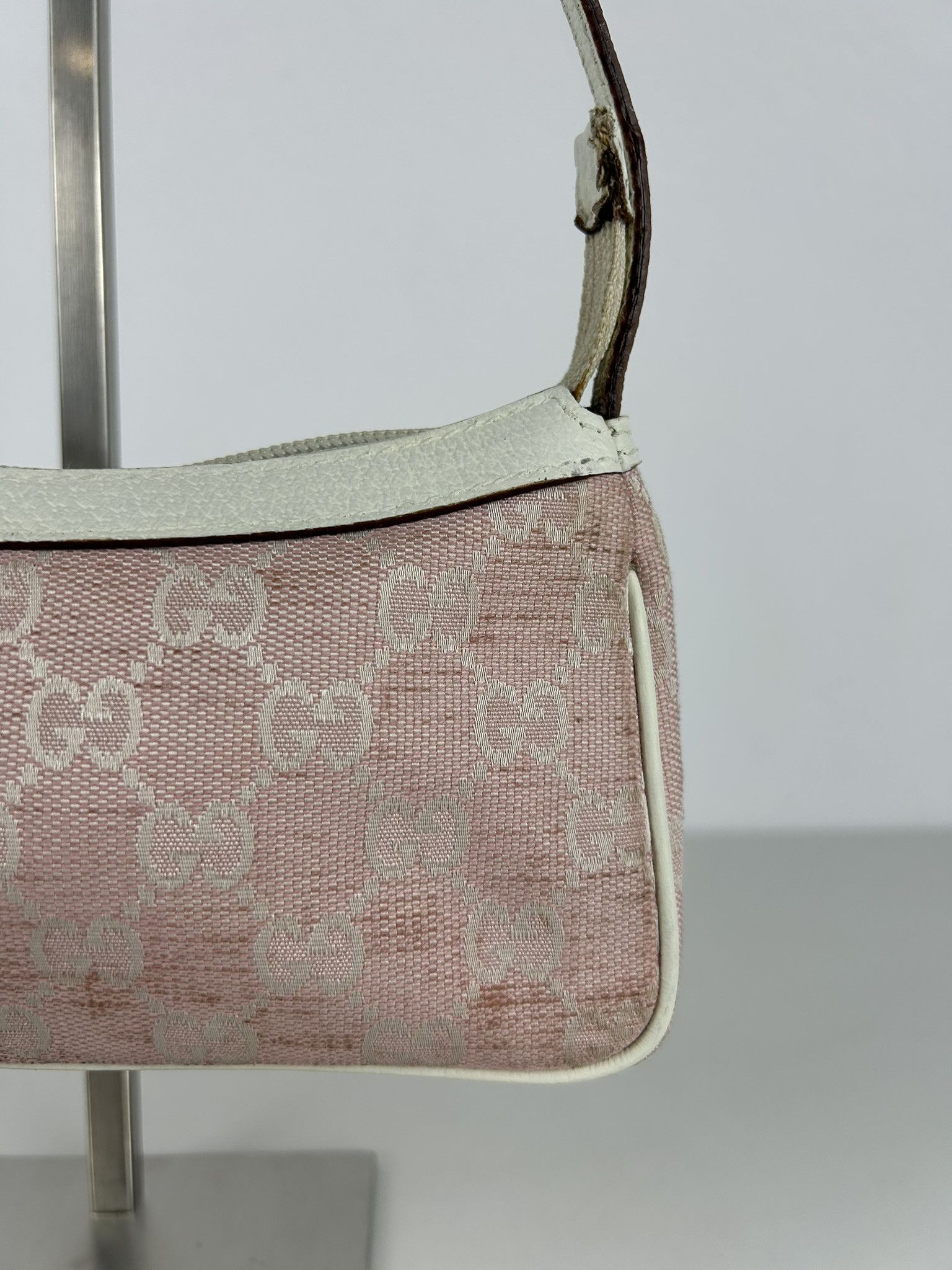 Gucci Gucci pink gg monogram canvas pochette Size ONE SIZE - 16 Thumbnail