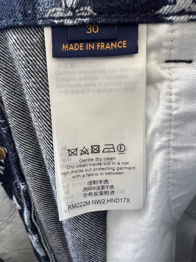 Louis Vuitton Louis Vuitton Cashew denim shorts Size US 30 / EU 46 - 8 Thumbnail