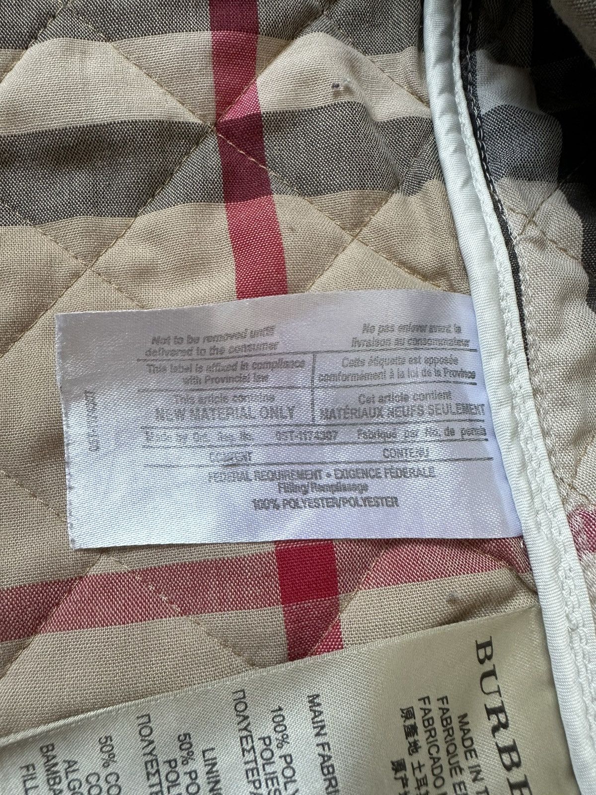Burberry Burberry Quilted Jacket Size L / US 10 / IT 46 - 12 Thumbnail