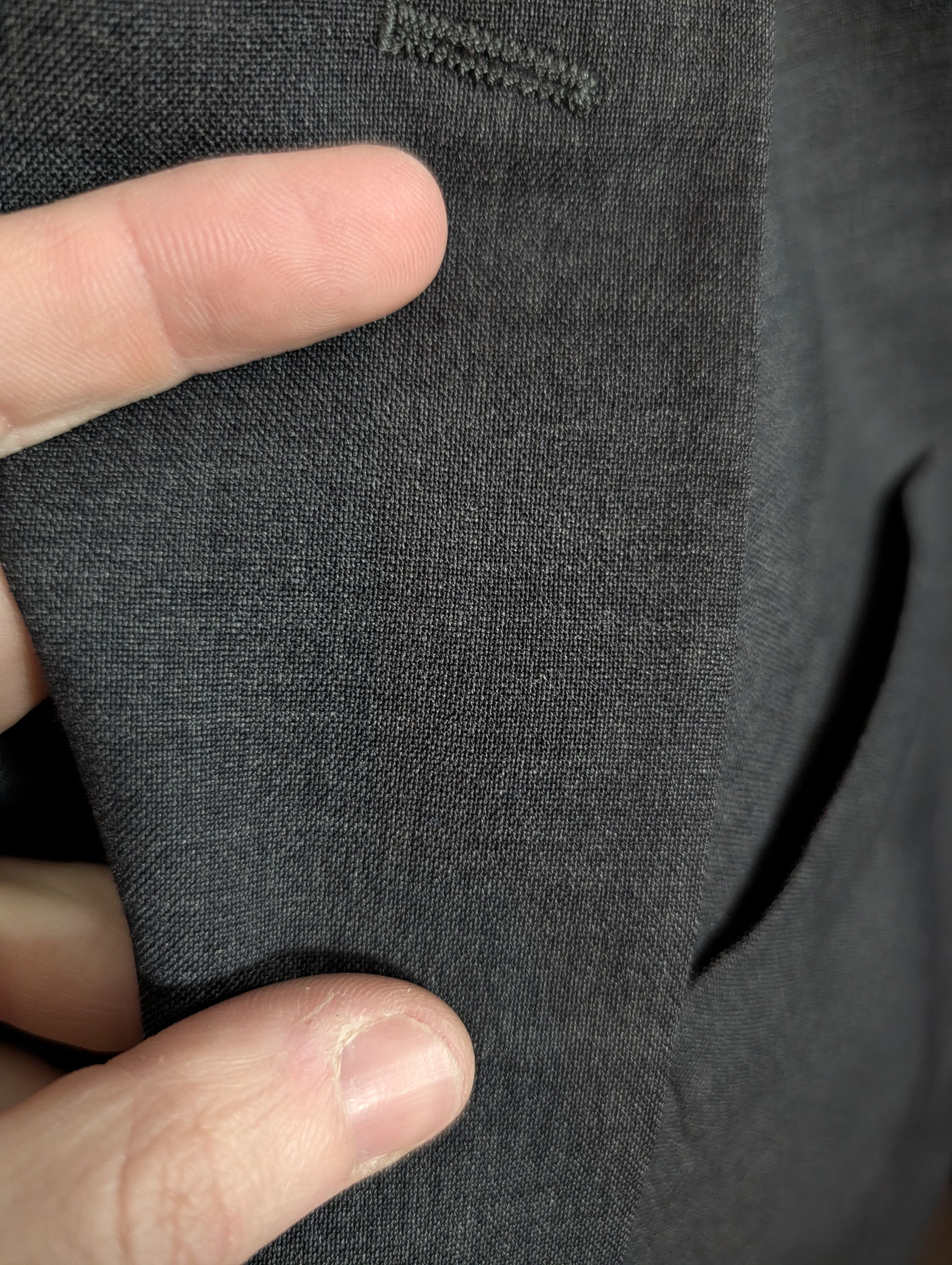 Vitale Barberis Canonico Di Barna 1969 Super 110s textured gray jacket Italy Size 44R - 4 Thumbnail