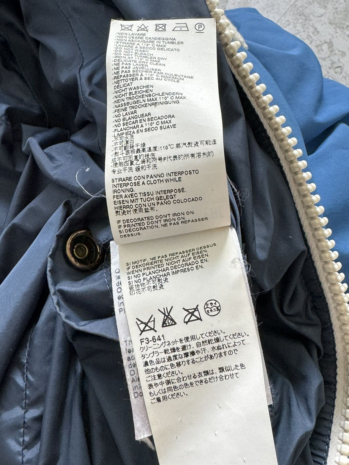 Maison Margiela Maison Martin Margiela Down Jacket Knit Switching Blue 15AW Size US M / EU 48-50 / 2 - 9 Thumbnail