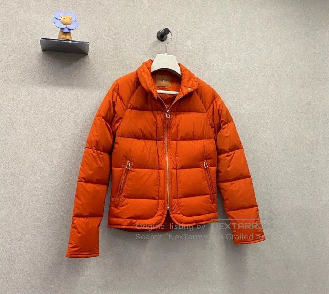 Hermes Hermes Orange Down Jacket XS. Size US XS / EU 42 / 0 - 3 Thumbnail