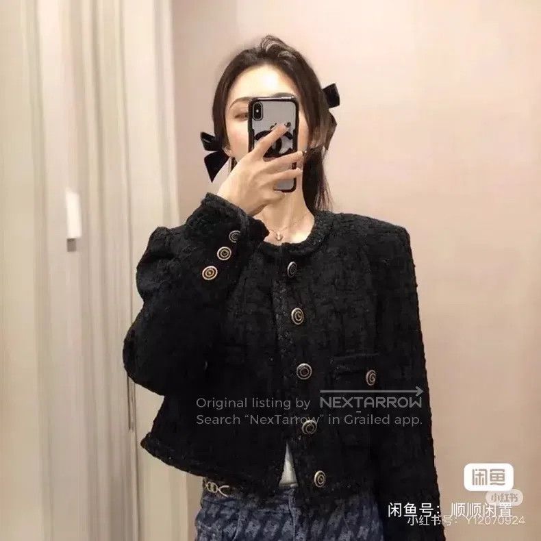 Chanel Chanel Black coat Size XXS / US 00 / IT 34 - 6 Thumbnail