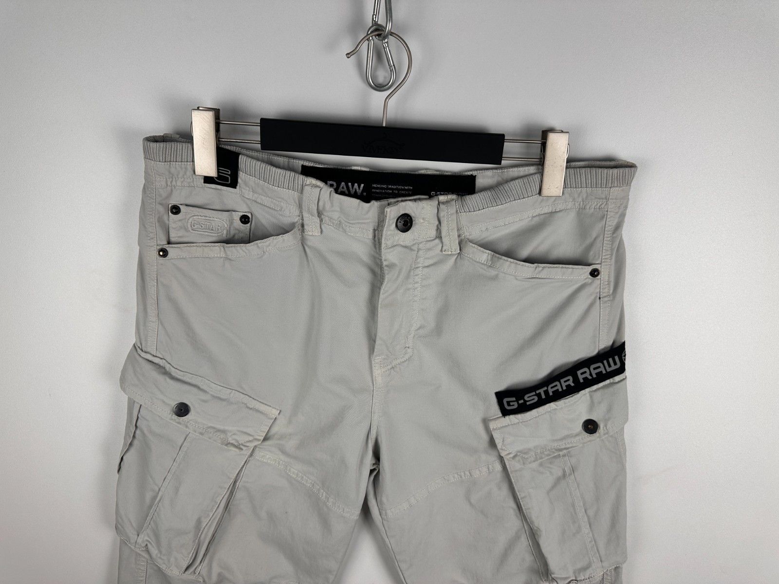 G-Star G-Star Raw 3d Cargo Pants Multi Pocket Military Size L Gray Size US 34 / EU 50 - 2 Thumbnail