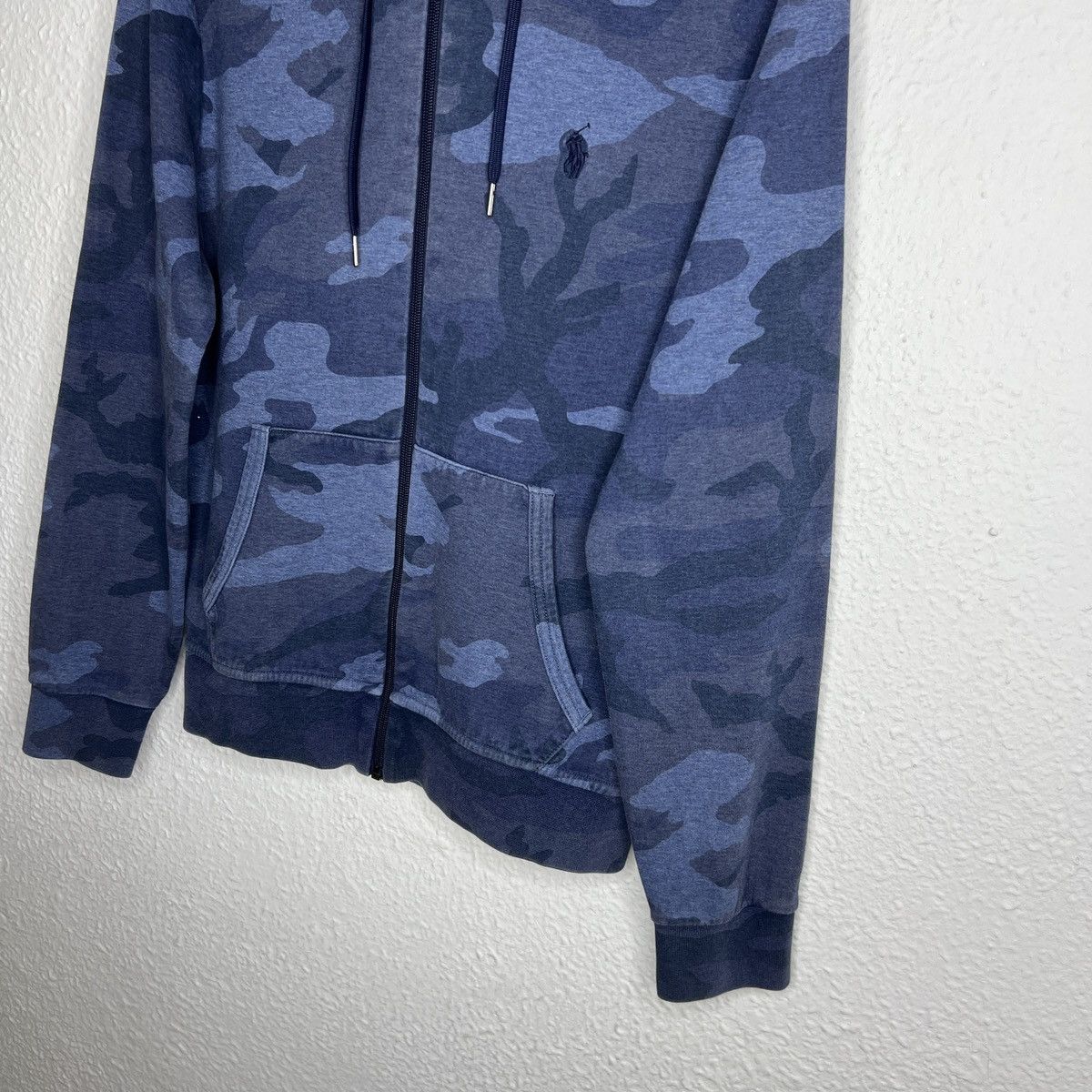 Polo Ralph Lauren Polo Ralph Lauren Navy Hoodie Zip Camo Sweatshirt Logo Size US S / EU 44-46 / 1 - 3 Thumbnail