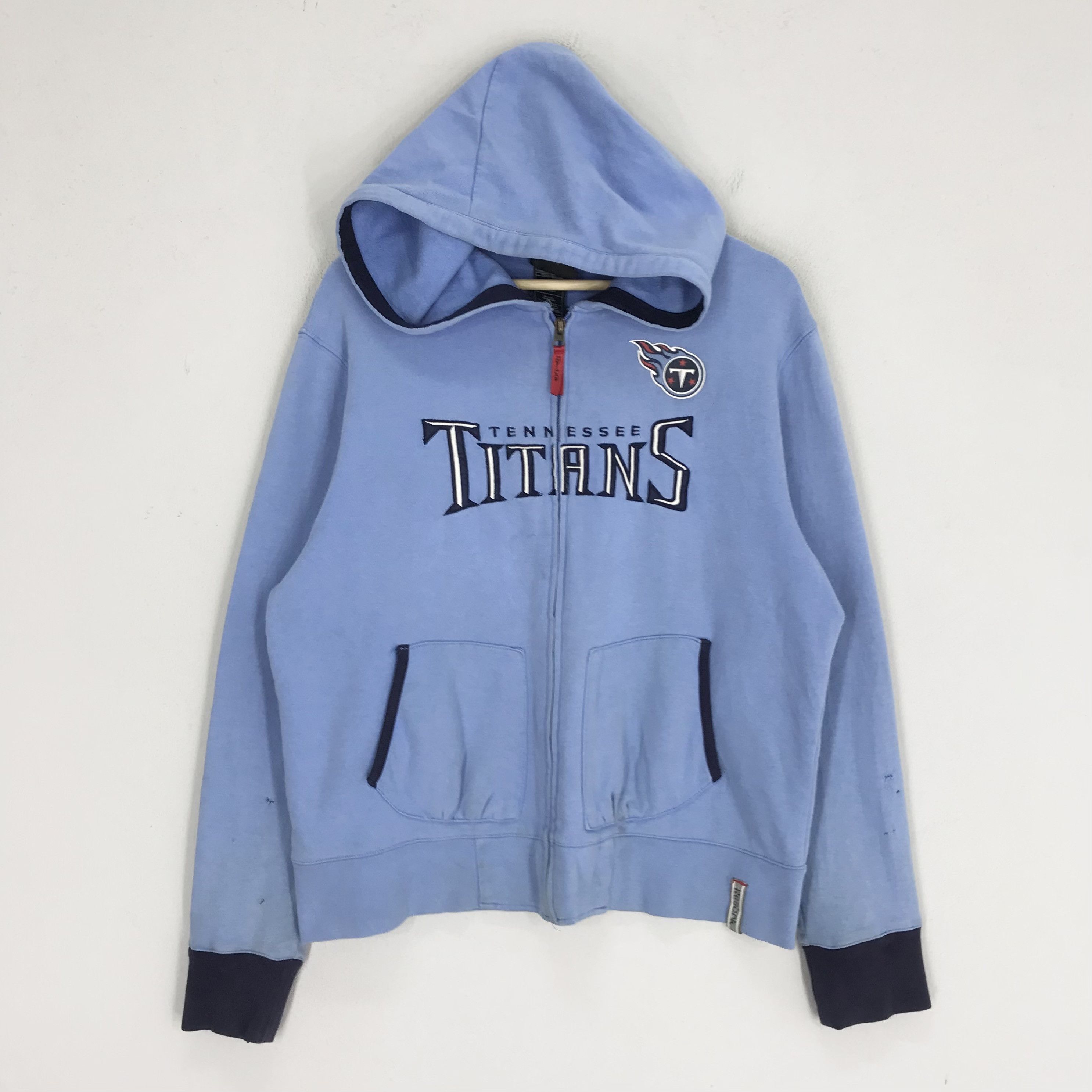 Japanese Brand Vintage Y2K Tennesse Titans Blue Sweater - 343 Size US M / EU 48-50 / 2 - 1 Thumbnail