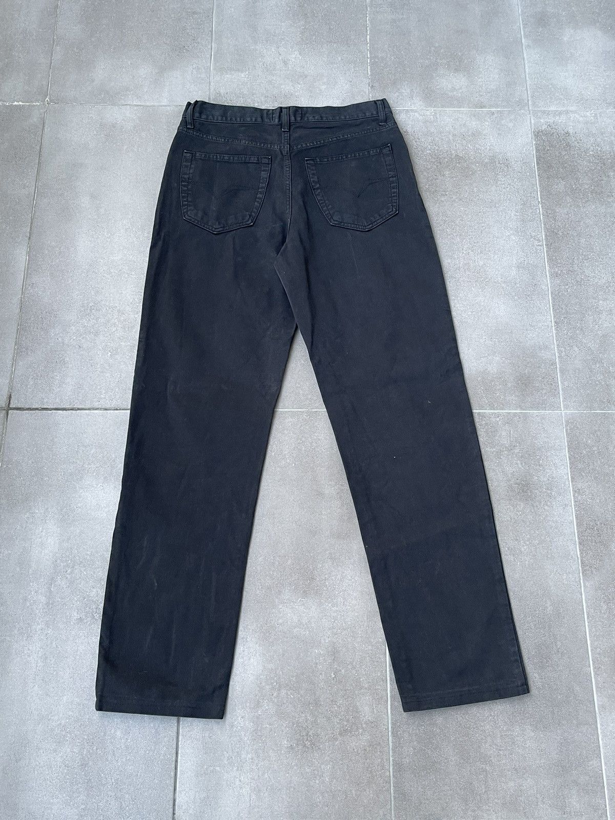 Versace Versace Jeans Couture High Rise Corduroy Black Denim Pants Size US 32 / EU 48 - 14 Thumbnail