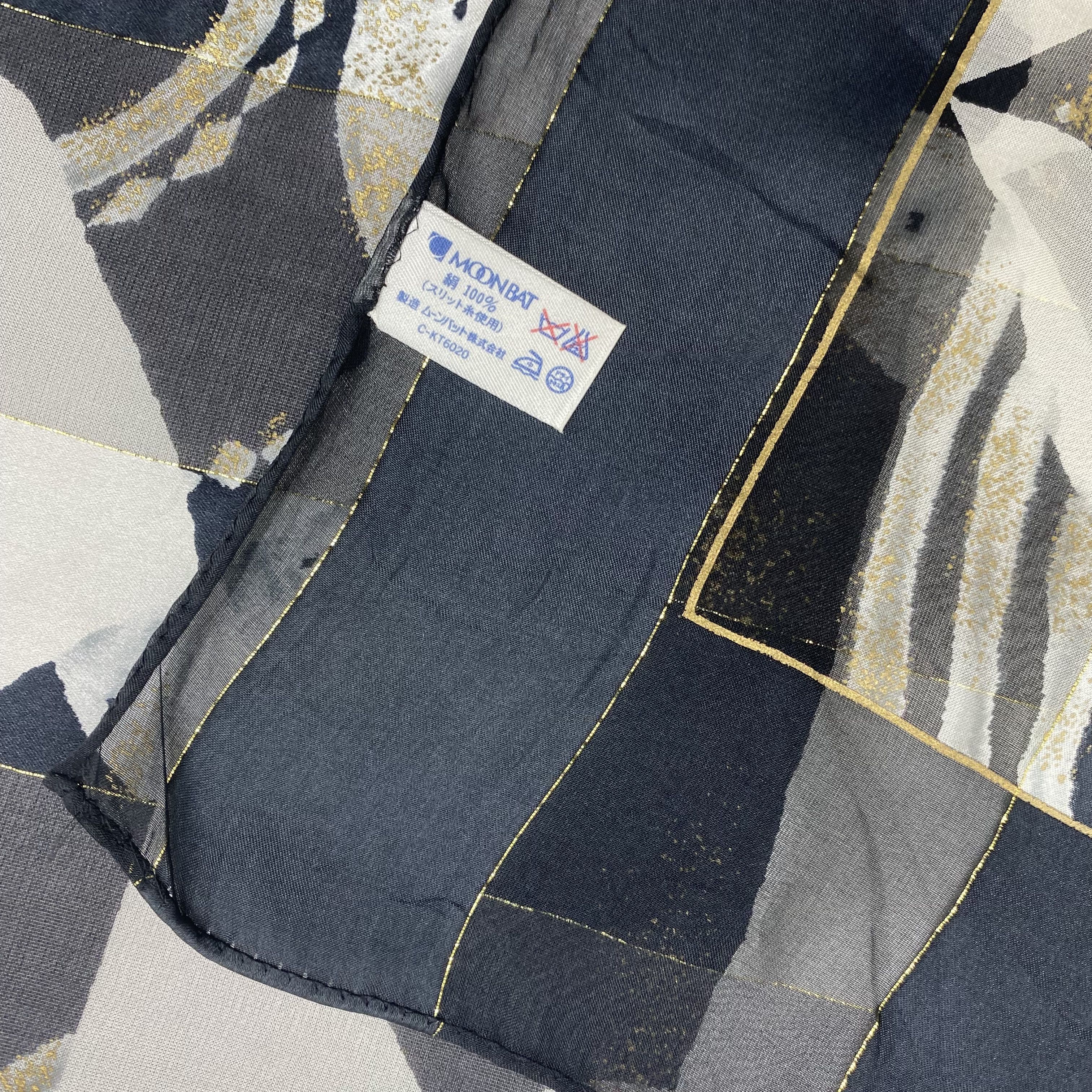 Japanese Brand Vintage Philippe Venet SILK Scarf Twill Stole Wraps Scarves Size ONE SIZE - 9 Thumbnail