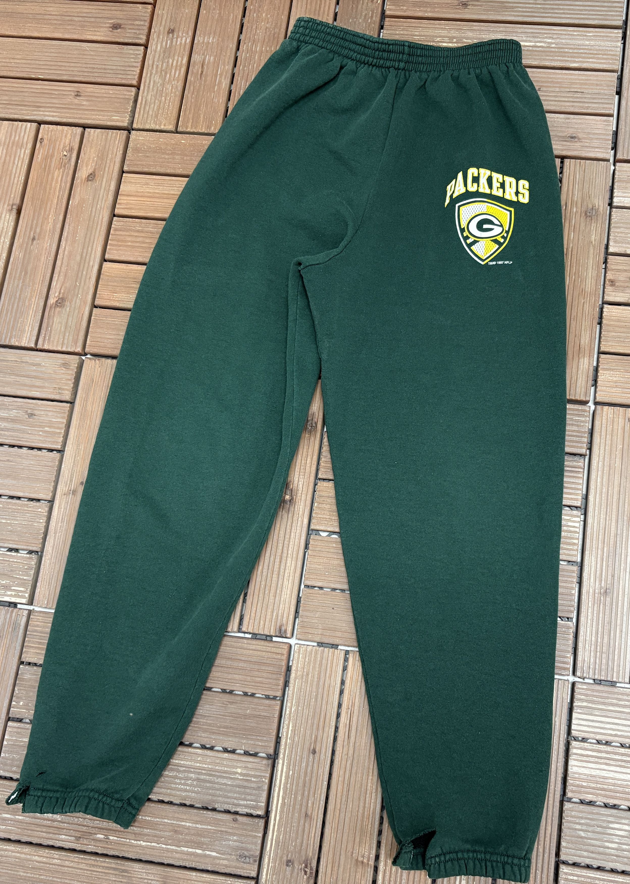Pro Player × Vintage Green Bay Packers Graphic Vintage Sweat Pants Size US 26 / EU 42 - 5 Thumbnail
