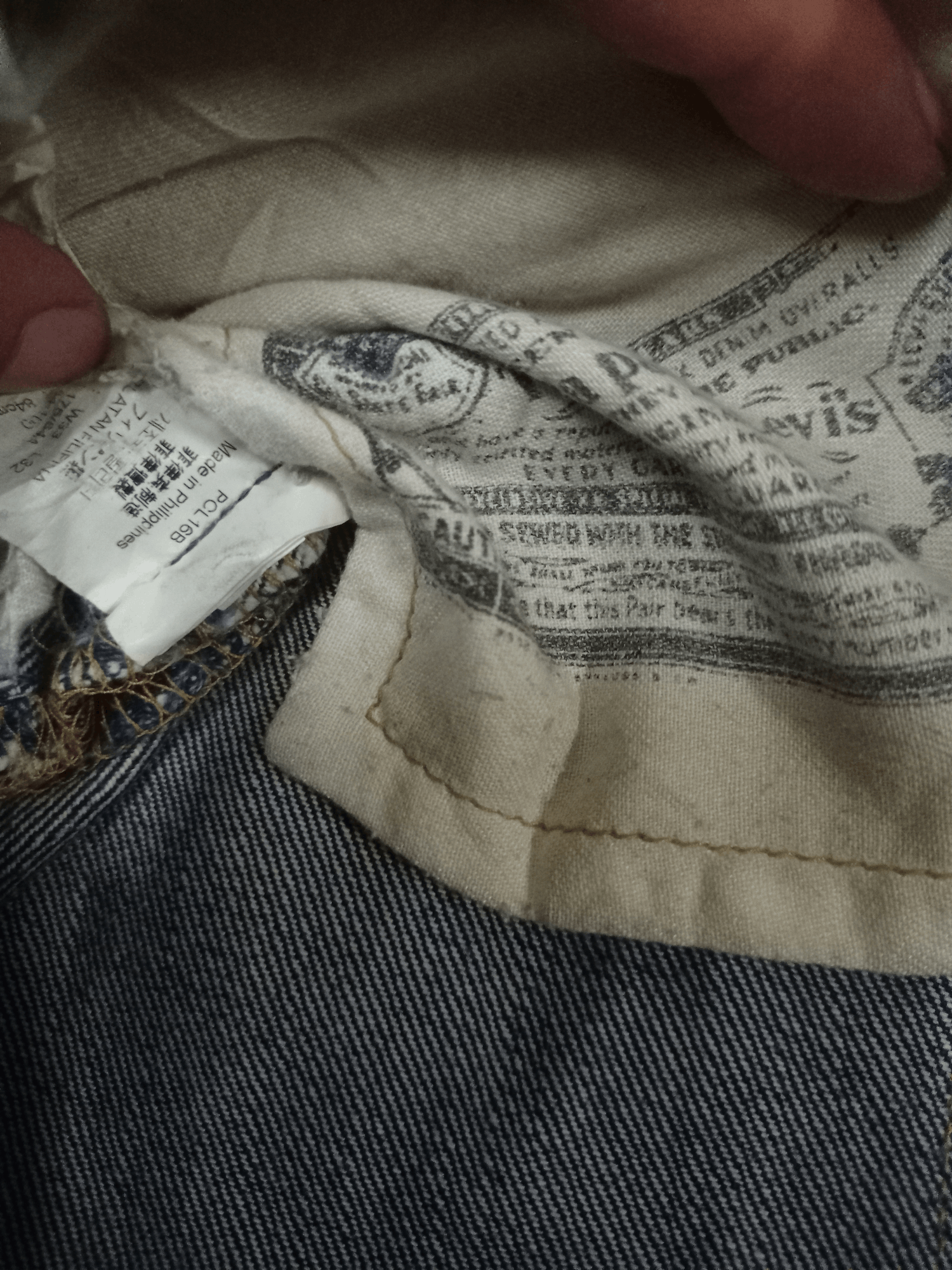 Levi's × Levi's Vintage Clothing Vintage 90s Levis 501 Blue Wash Distressed Baggy Jeans 34x30 Size US 34 / EU 50 - 14 Thumbnail