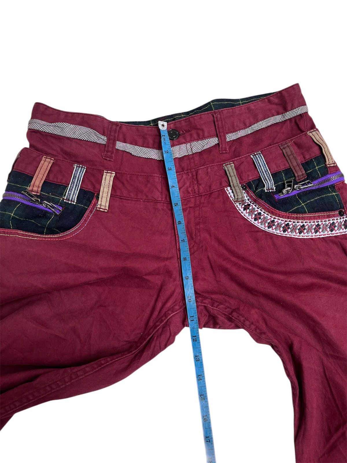 Japanese Brand Y2K Dominate double waist pants punk style vintage Size US 34 / EU 50 - 10 Thumbnail