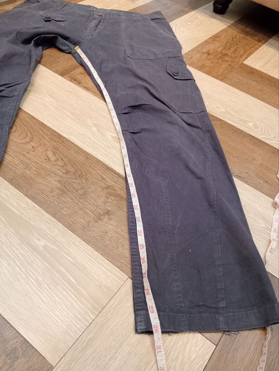 Napapijri NAPAPIJRI FADED BLUE CARGO PANTS Size US 34 / EU 50 - 17 Thumbnail