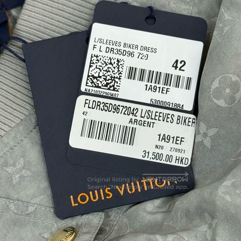 Louis Vuitton Louis Vuitton Washed ash made old gold button full printed Size M / US 6-8 / IT 42-44 - 7 Thumbnail