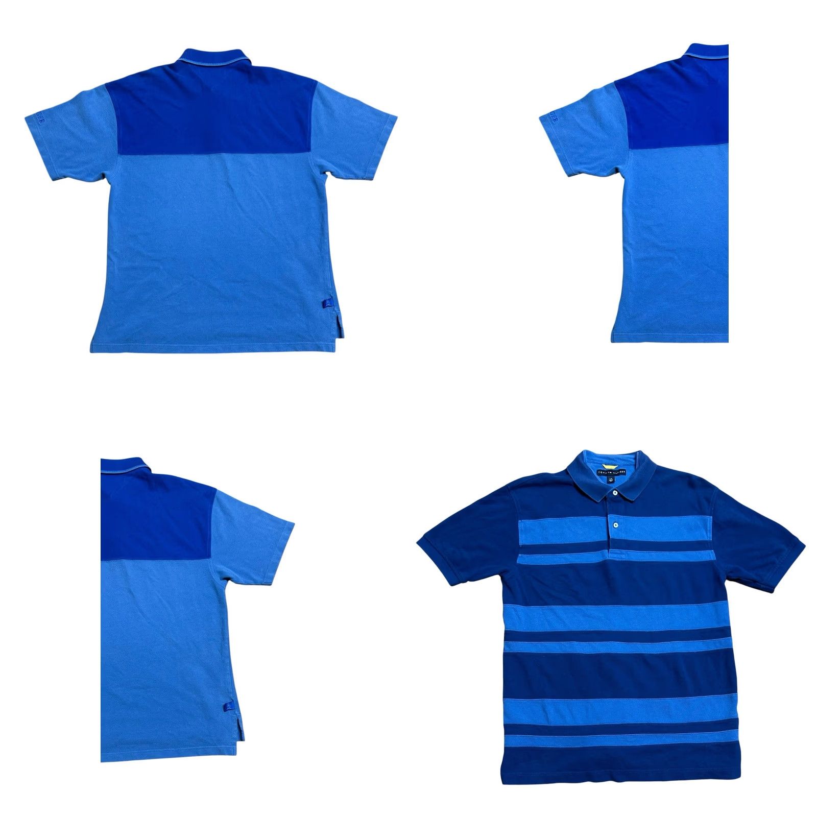 Tommy Hilfiger Tommy Hilfiger Polo Shirt Lot Of 3 Men's L 90s Y2K Short Sleeve Blue Red Knit Embroidered Logo Button-Down Casual Activewear Shirt Size US L / EU 52-54 / 3 - 8 Thumbnail