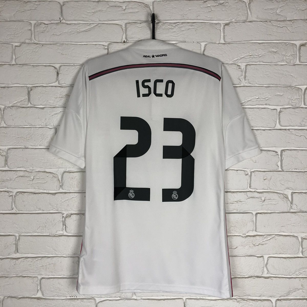 Real Madrid #23 Isco 2014 2015 home soccer jersey adidas