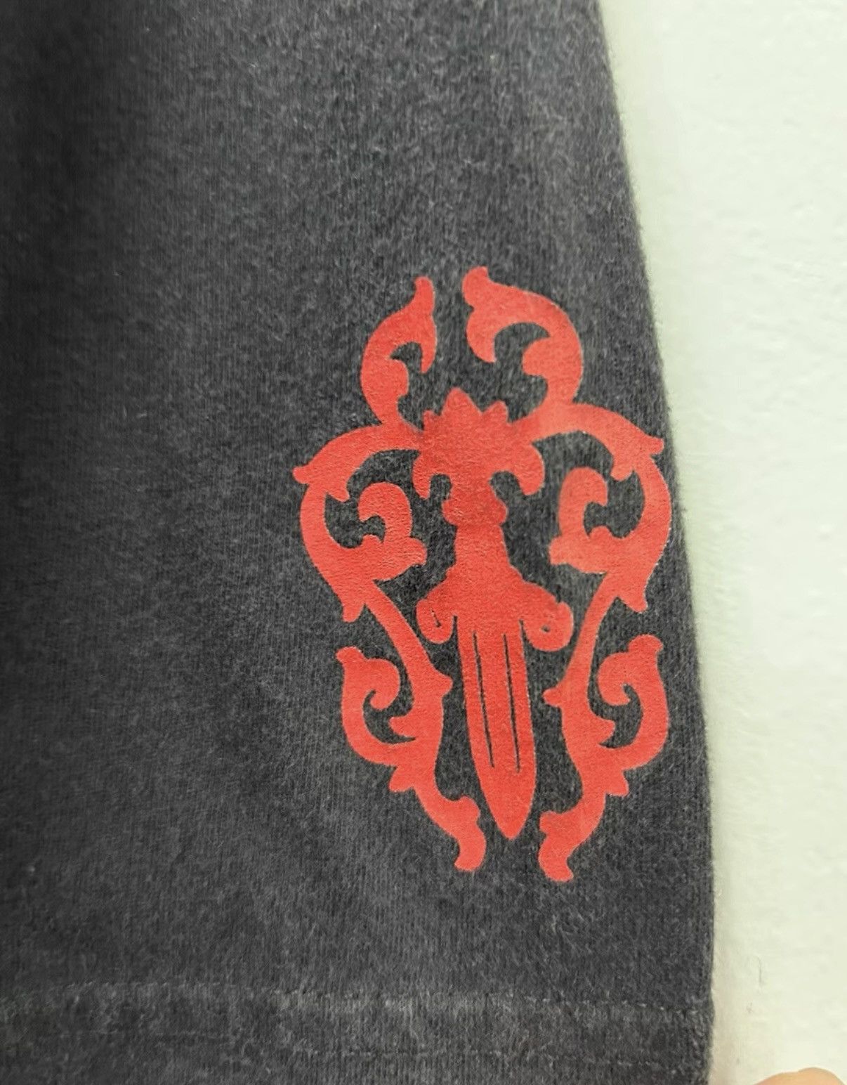 Chrome Hearts Chrome Hearts Red Vine Dagger Short Sleeve Tee Size US XXL / EU 58 / 5 - 5 Thumbnail