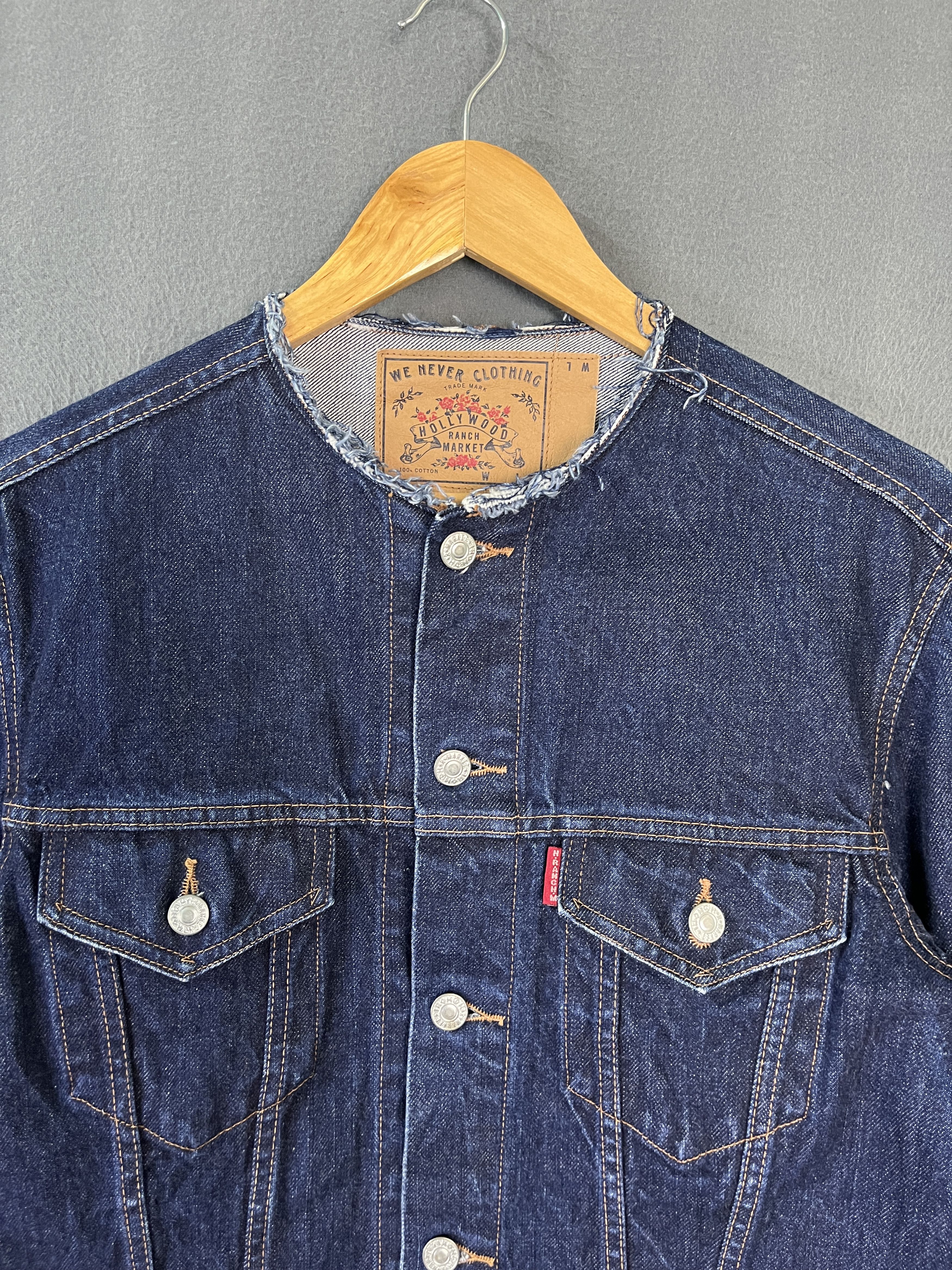 Blue Blue Japan × HOLLYWOOD RANCH MARKET × Japanese Brand HR Market Type 3 Trucker Jacket Made in Japan Size US S / EU 44-46 / 1 - 3 Thumbnail