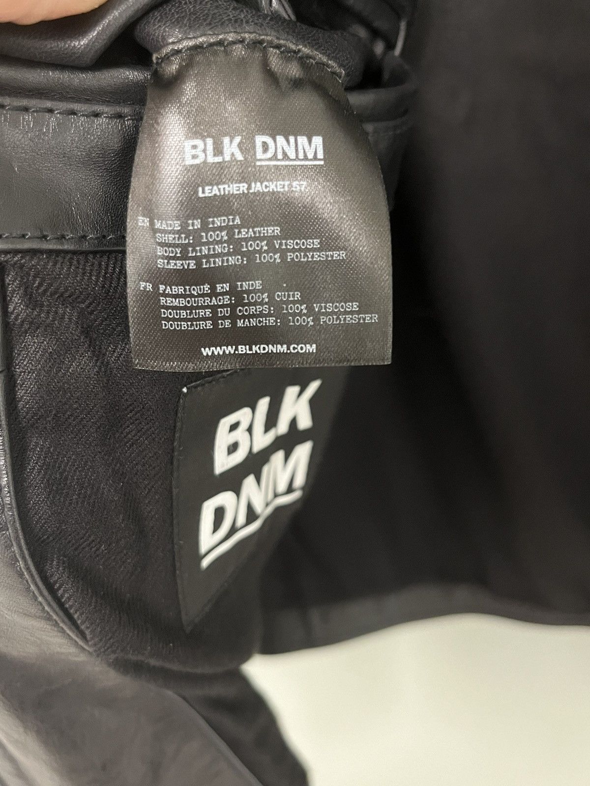 Blk Dnm Studded Leather Jacket. Medium Size US M / EU 48-50 / 2 - 14 Thumbnail