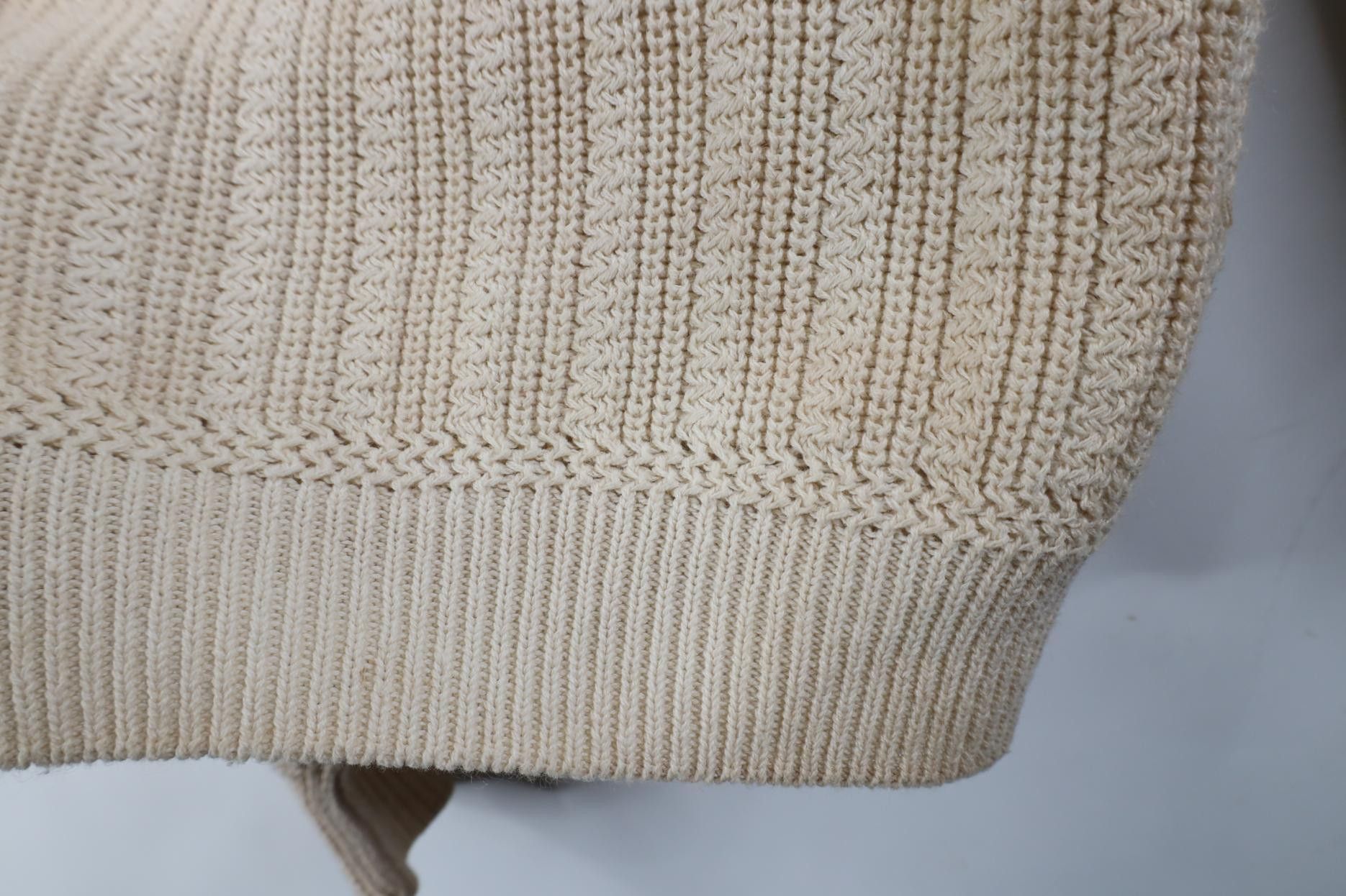 Vintage Vintage 90s Streetwear Chunky Ribbed Knit Crewneck Sweater Size US M / EU 48-50 / 2 - 6 Thumbnail