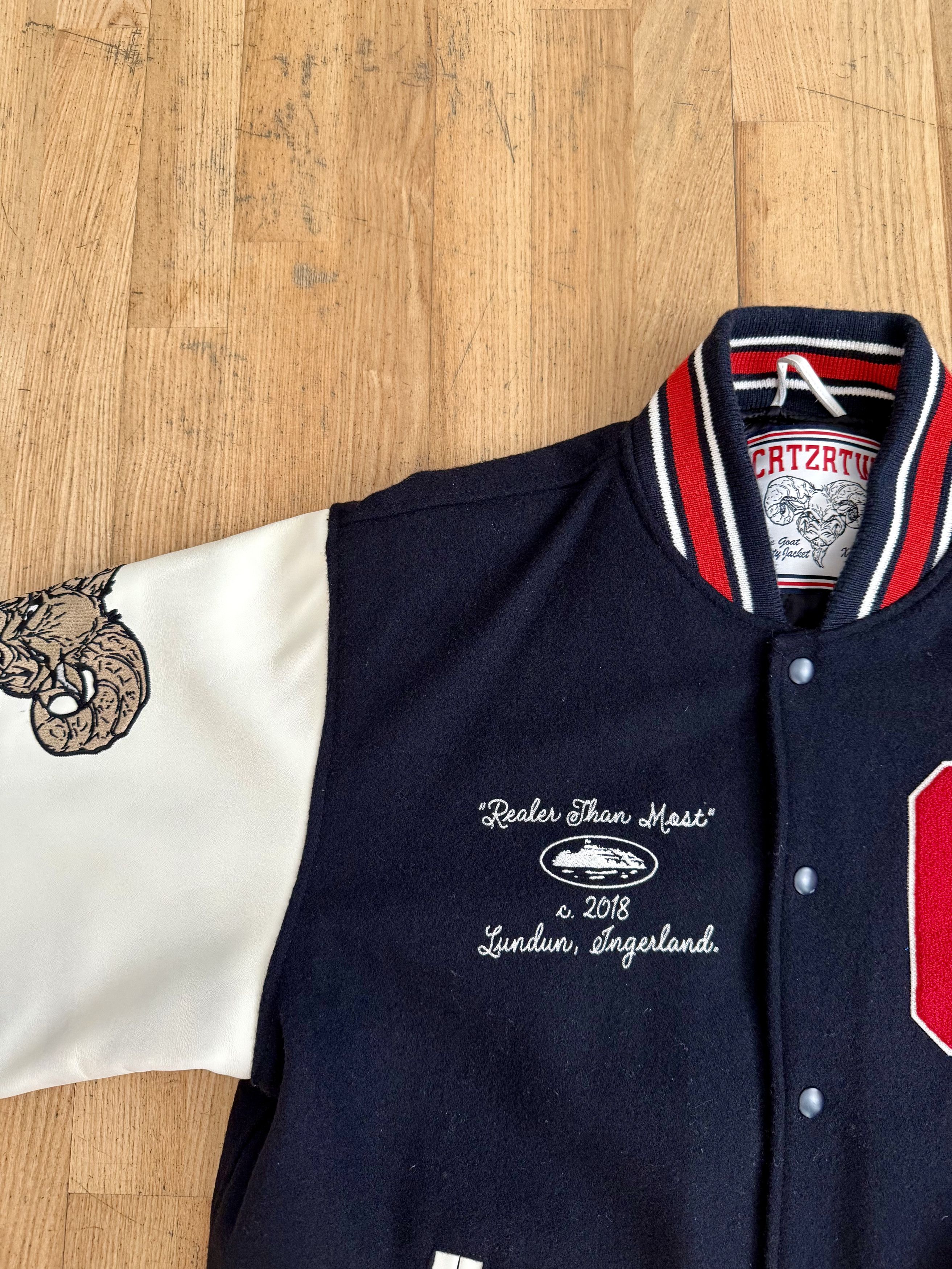 Corteiz Cortiez RTW GOAT Varsity Jacket Size US XL / EU 56 / 4 - 2 Thumbnail