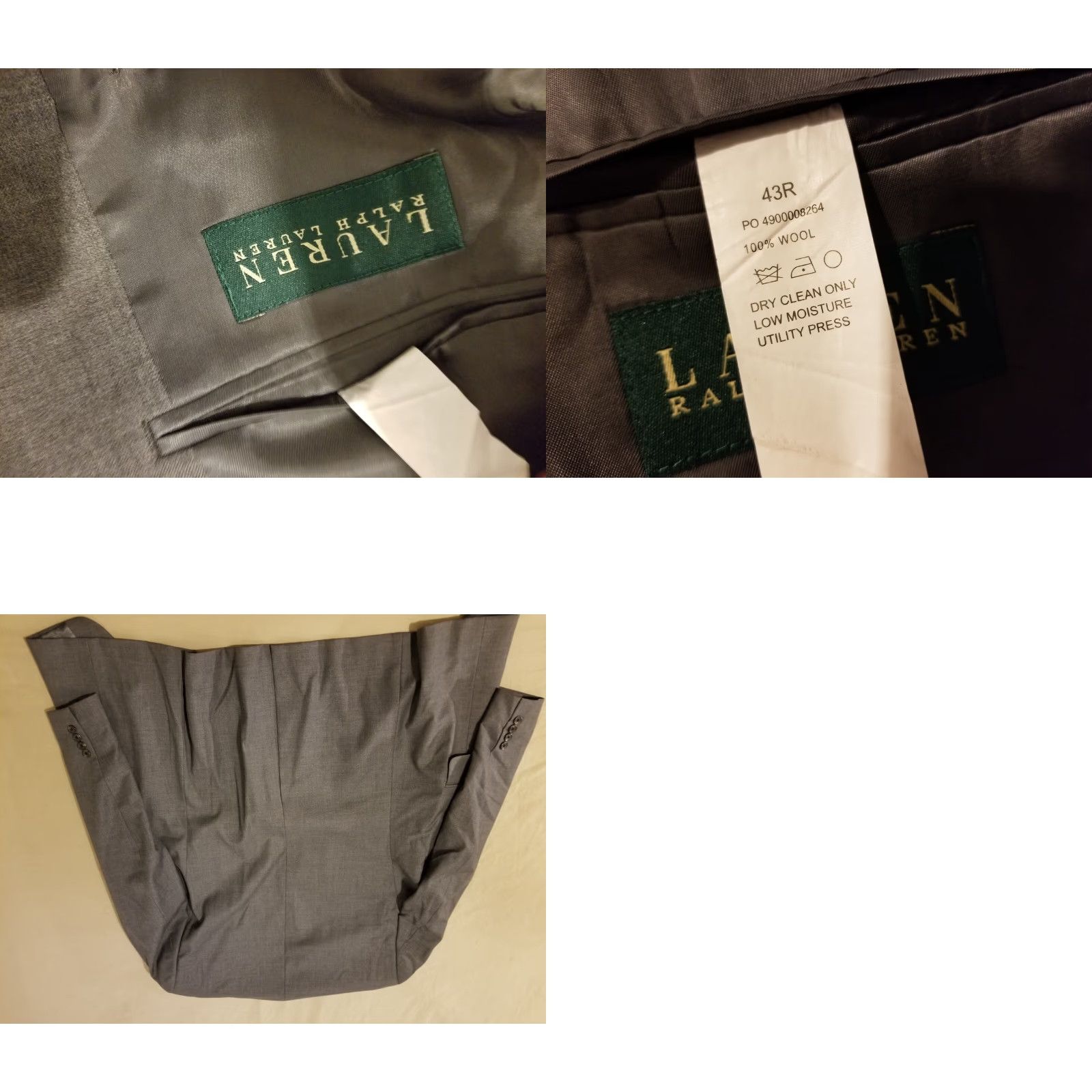 Polo Ralph Lauren VINTAGE Polo Ralph Lauren Sport Blazer Wool 3-in-1 Jacket Grey 43R Mens Polo Ralph Lauren 3-in-1 Blazer Wool Gray 43R Mens Size US XL / EU 56 / 4 - 8 Thumbnail