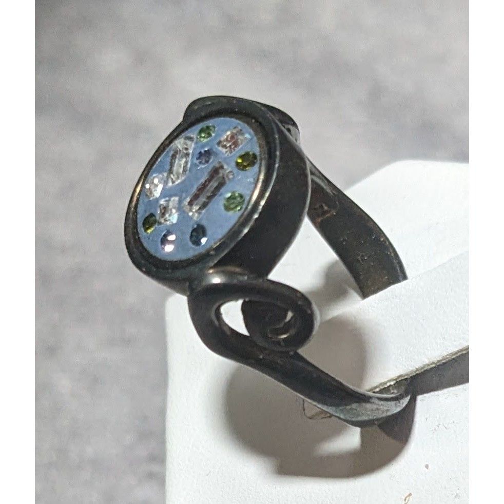 Other Spooky Gothic Kameleon Sterling Silver Ring with Removeable/ Size ONE SIZE - 3 Thumbnail