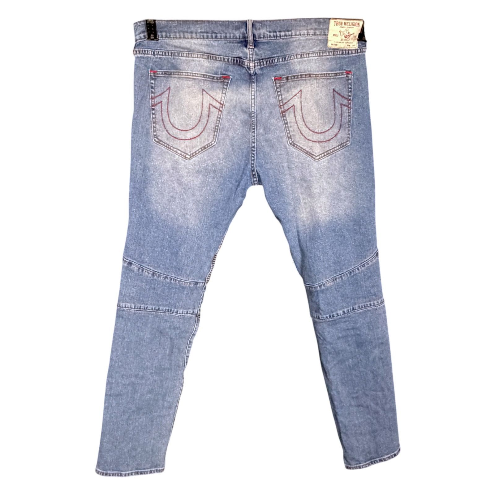 True Religion True Religion Rocco Jeans Mens 38x33 Denim Skinny Relaxed Size US 38 / EU 54 - 2 Thumbnail