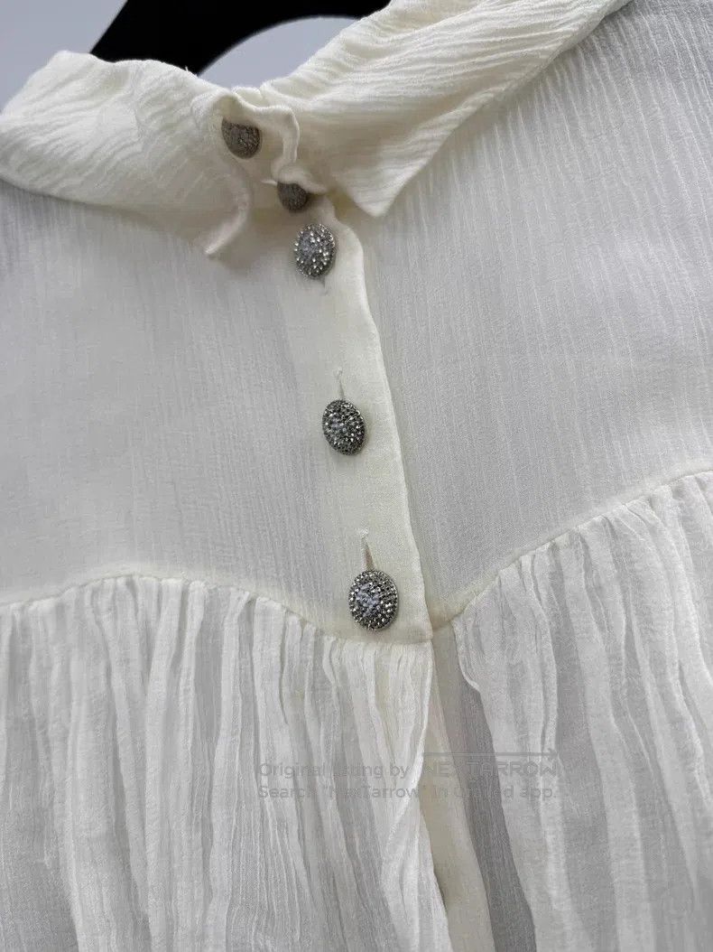Chanel Chanel High-end handicraft workshop series white ruffle la Size XS / US 0-2 / IT 36-38 - 4 Thumbnail