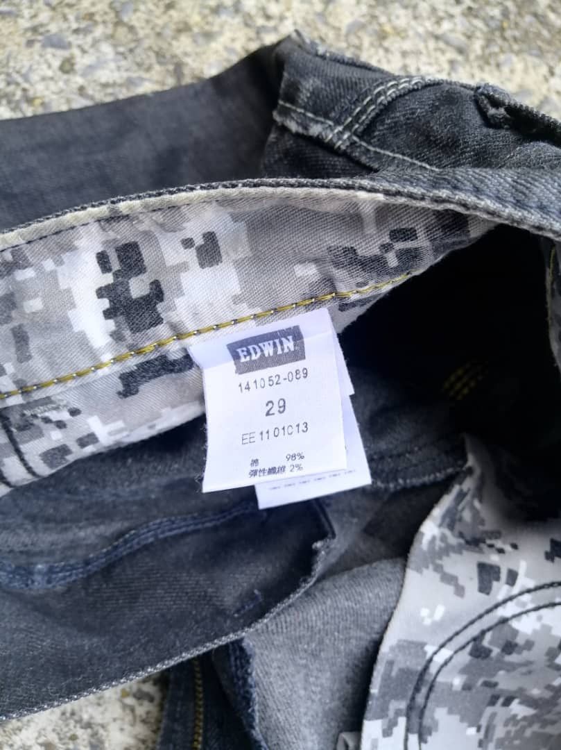 Edwin × Japanese Brand Edwin E Function Japan Black Denim Jeans Size US 29 - 6 Thumbnail