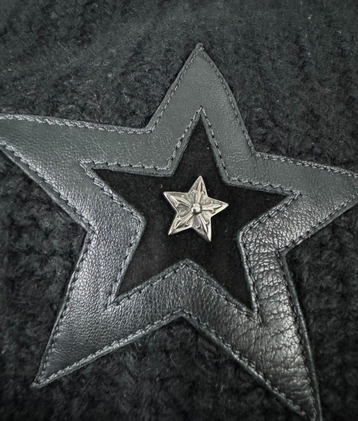 Chrome Hearts Star patch mohair double layer beanie Size ONE SIZE - 5 Thumbnail