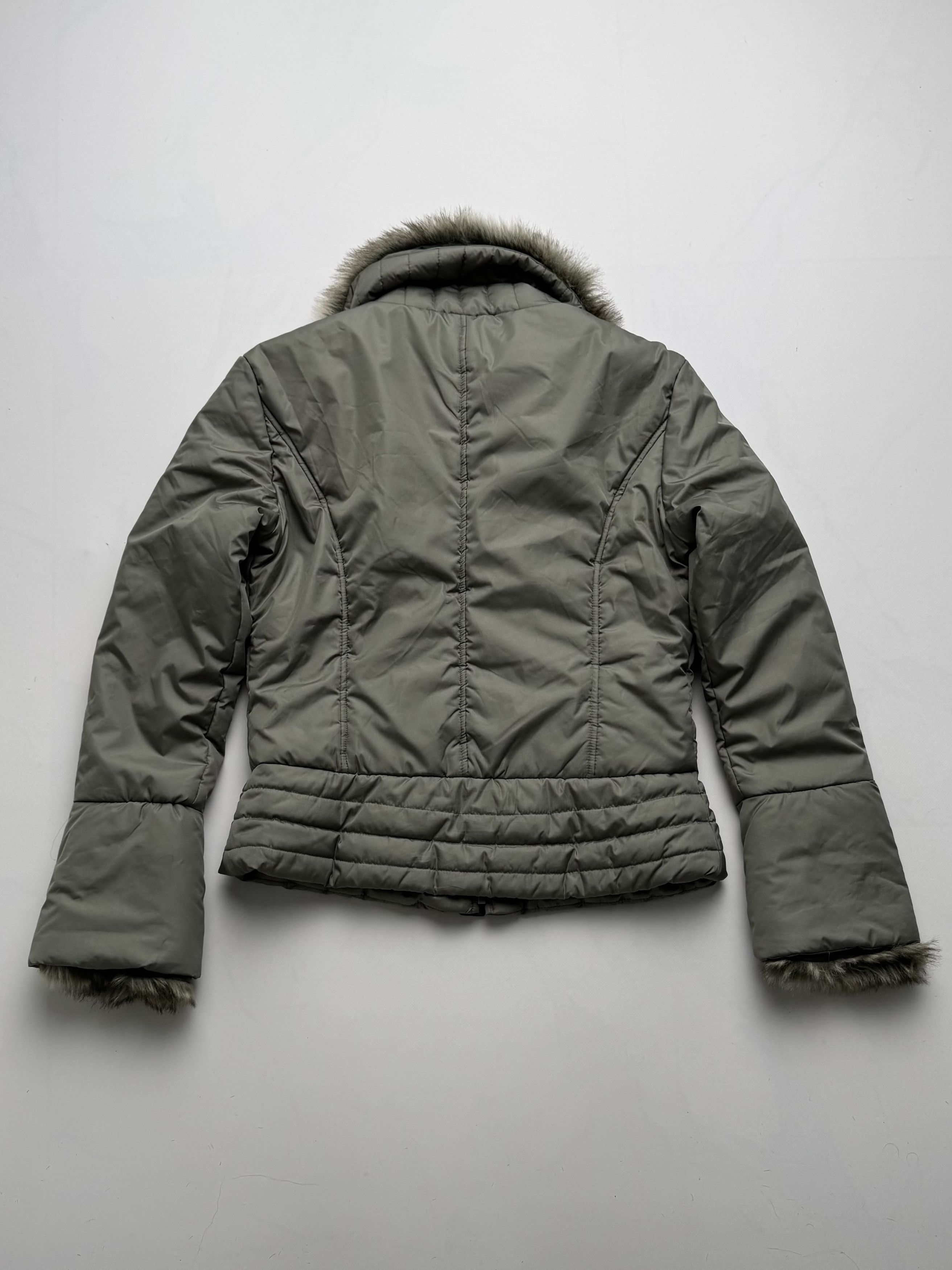 Vintage Vintage Cropped Jacket With Faux Fur Details B8(V402)E2 Size L / US 10 / IT 46 - 7 Thumbnail