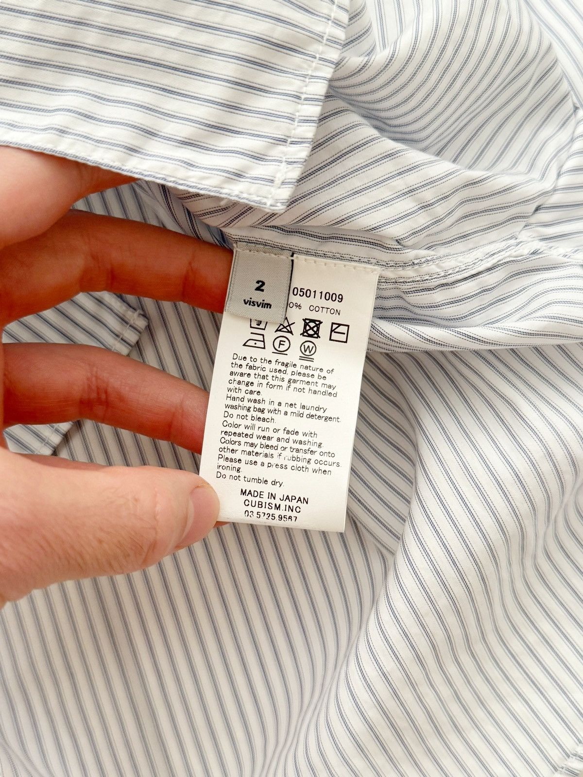 Visvim Lightning Free Striped Shirt Size US M / EU 48-50 / 2 - 6 Thumbnail