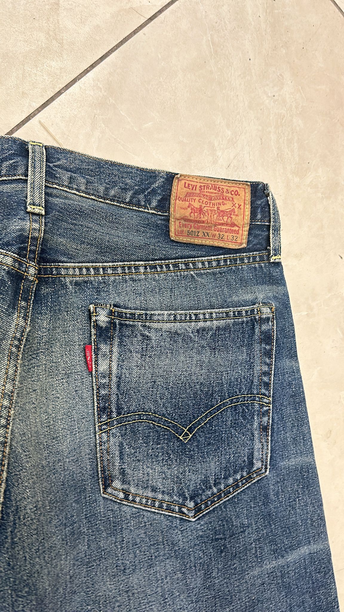Levi's Vintage Clothing LVC Levi's Vintage Clothing 1954 501XX BigE Selvedge Jeans Size US 32 / EU 48 - 6 Thumbnail