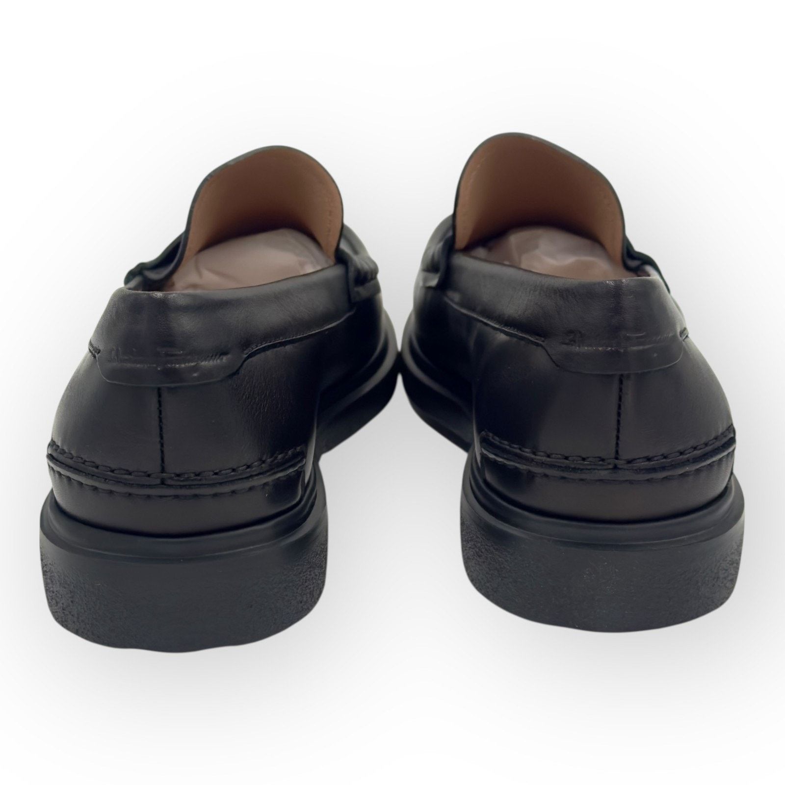 Salvatore Ferragamo Ferragamo Men's Leather Penny Loafers in black UK10.5 Size US 11.5 / EU 44-45 - 7 Thumbnail