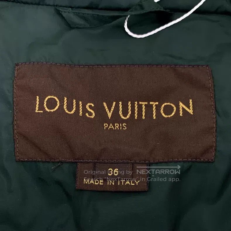 Louis Vuitton Louis Vuitton Dark Green Diamond Plaid Fur Collar Hooded Z Size XS / US 0-2 / IT 36-38 - 5 Thumbnail