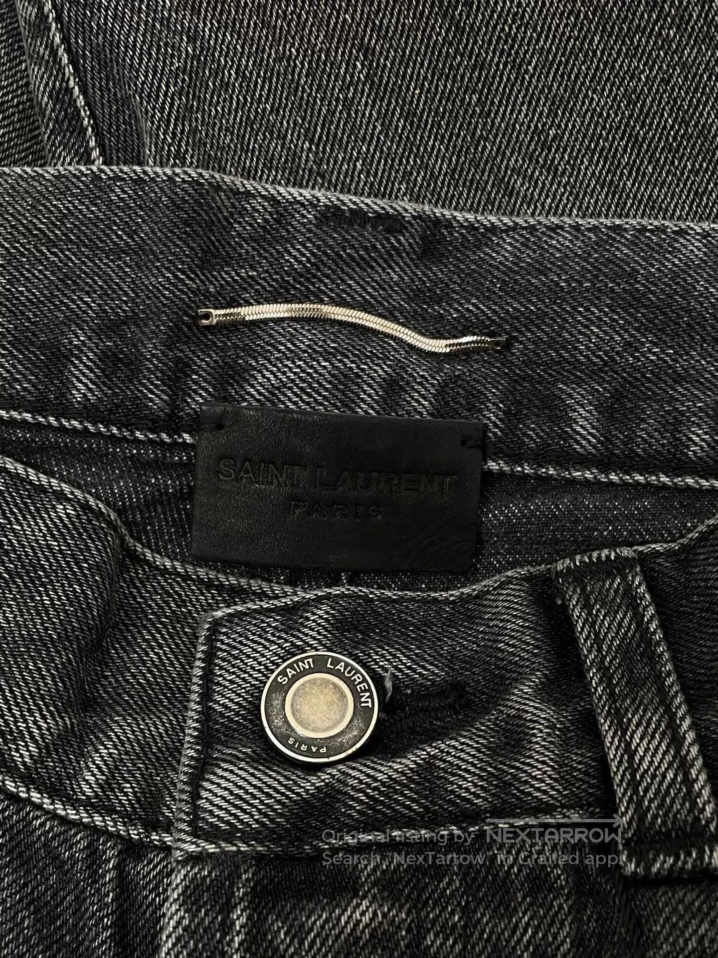 Saint Laurent Paris Saint Laurent Straight Leg Jeans. Size US 31 - 4 Thumbnail