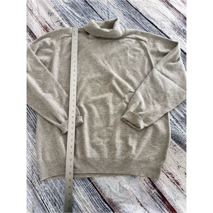 Other Daniel Bishop 100% Cashmere Classic Light Gray Turtleneck Sw Size XXL / US 16-18 / IT 52-54 - 7 Thumbnail