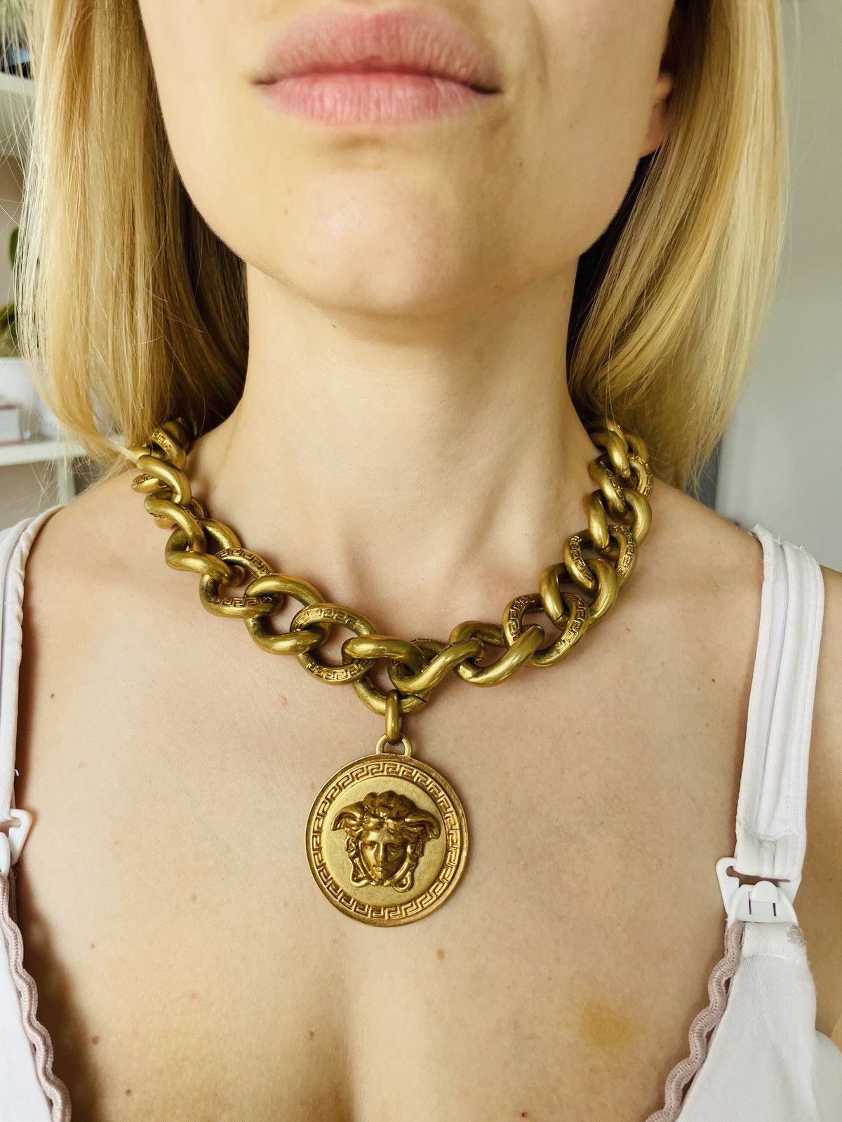 Versace Massive Medusa Pendant Necklace / OG Versace made in Italy Size ONE SIZE - 1 Thumbnail