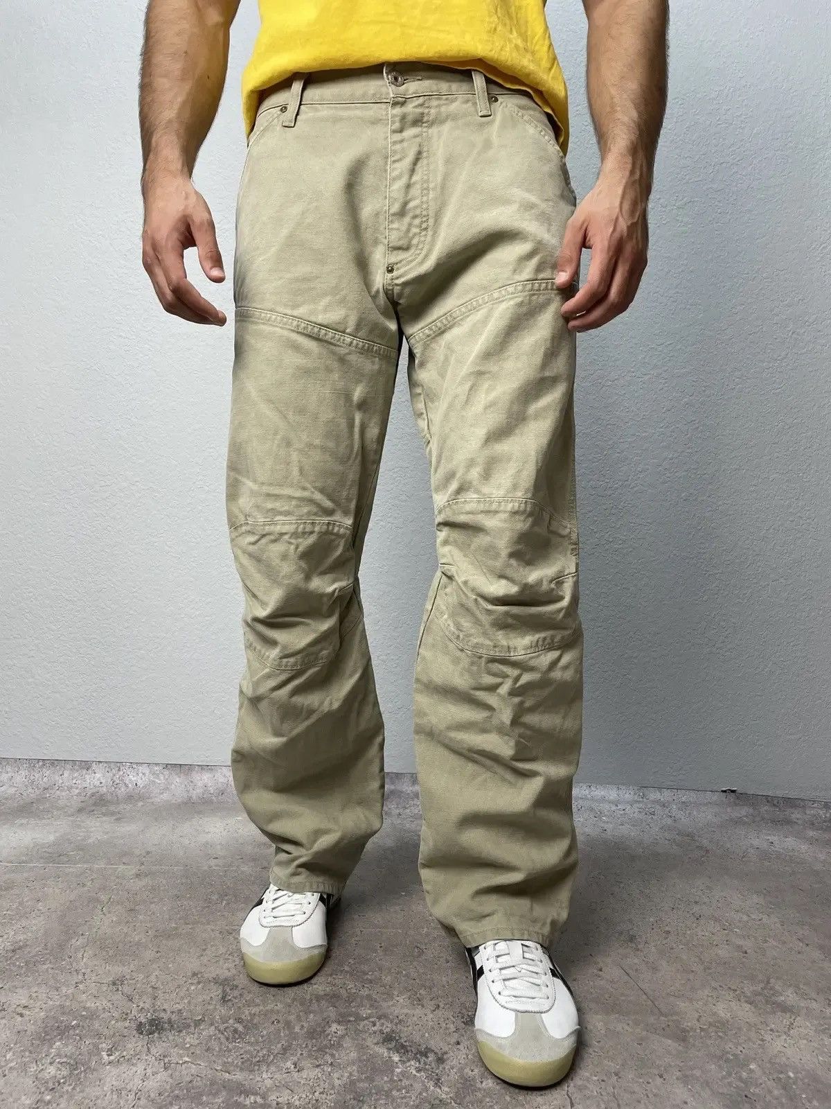 G-Star × Japanese Brand × Vintage Vintage Junya Watanabe Balenciaga Style Bondage Cargo Pants Size US 34 / EU 50 - 2 Thumbnail