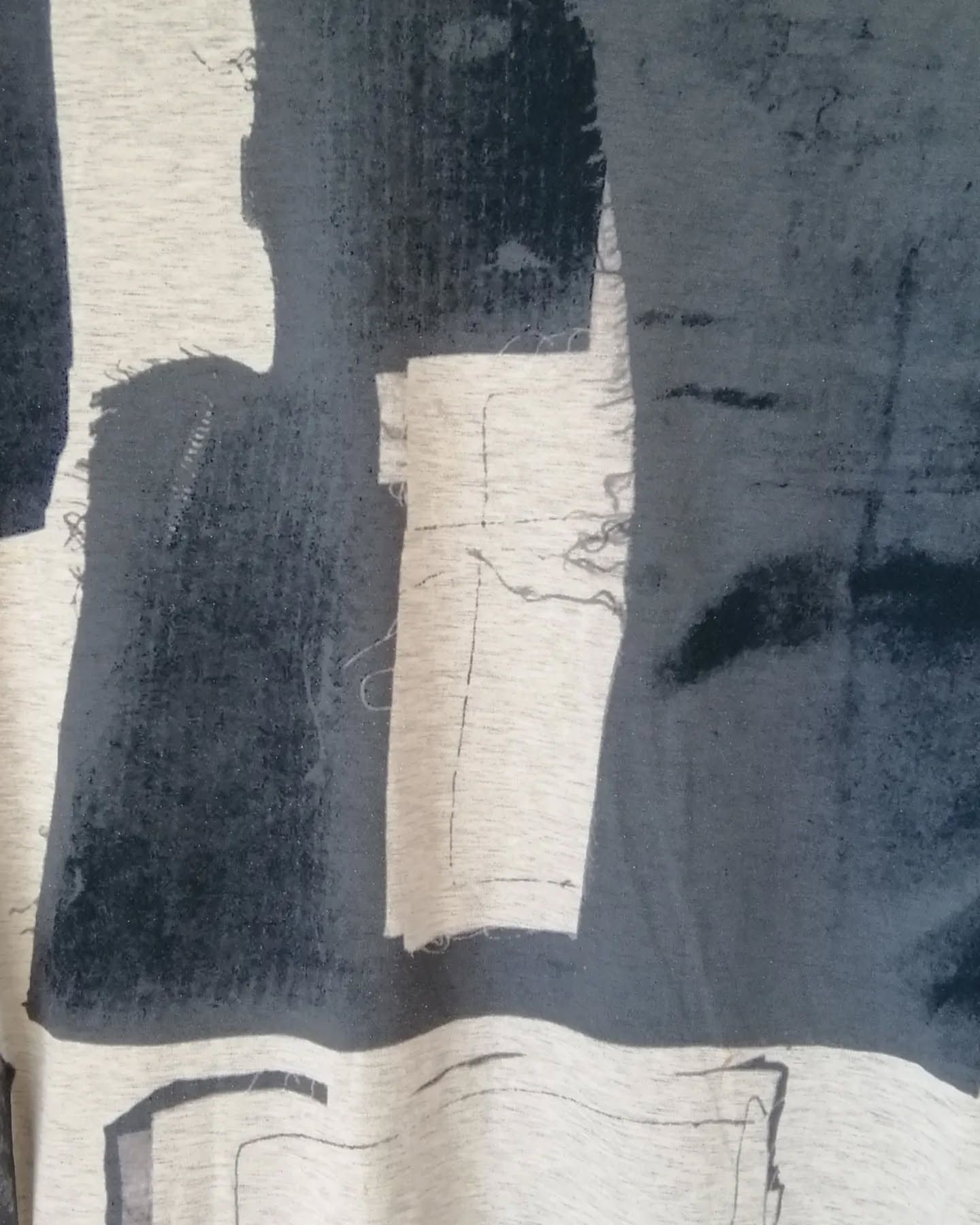 Japanese Brand ALL FOR YOU Abstract Graphic Layered Polyester Tee Size US L / EU 52-54 / 3 - 2 Thumbnail