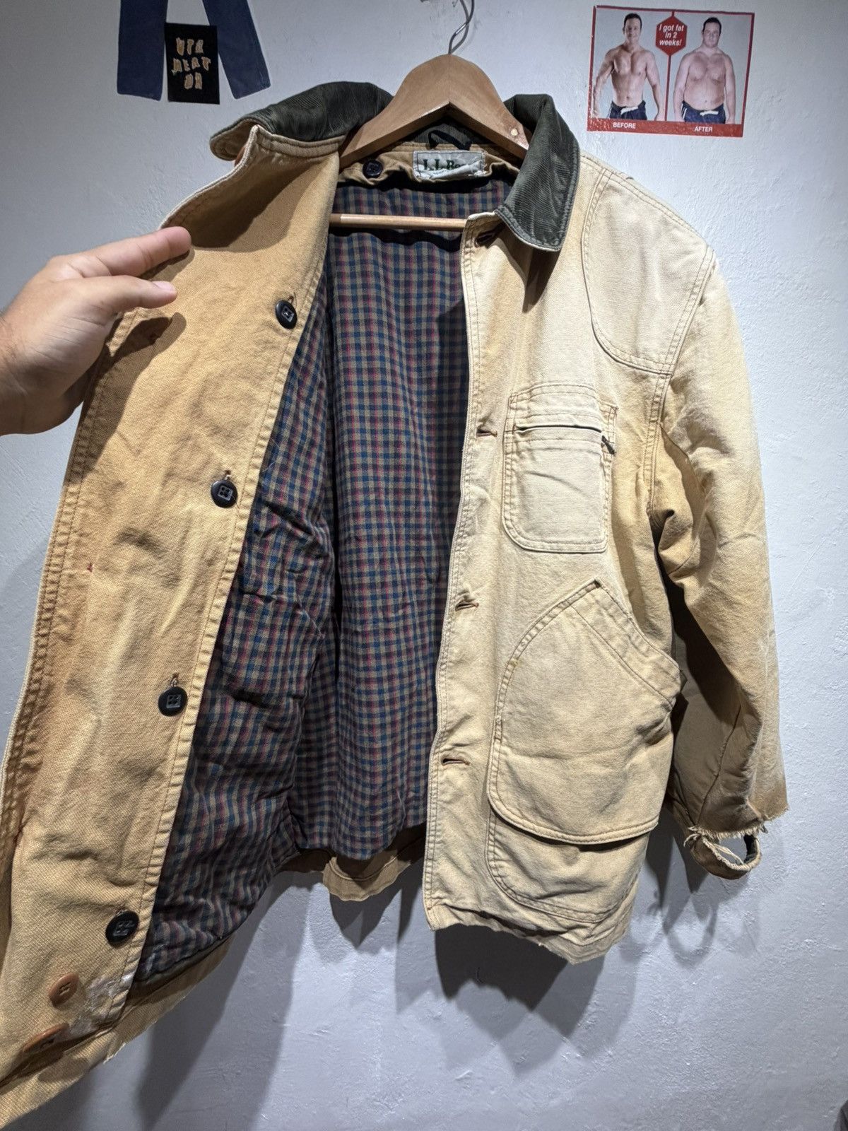 L.L. Bean Vintage 90s Ll Bean Chore jacket Size US L / EU 52-54 / 3 - 14 Thumbnail